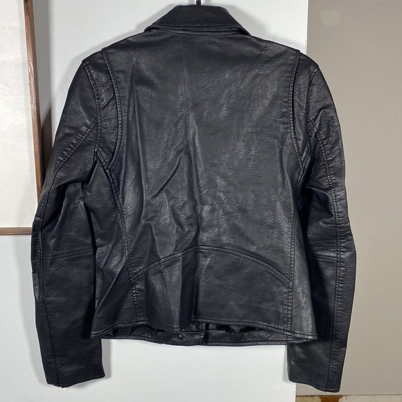 Blank NYC Black Vegan Leather Moto Jacket - Picture 5 of 12